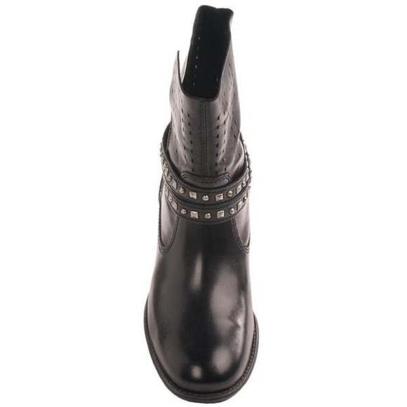 Blondo Joy Black Leather Ankle Boot - Picture 3 of 5